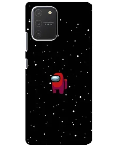 Чехол для Samsung Galaxy S10 Lite с картинкой «Красный Among Us»