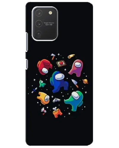 Чехол для Samsung Galaxy S10 Lite с картинкой «Among Us космос»