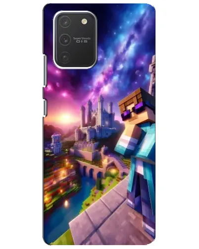 Чехол для Samsung Galaxy S10 Lite с картинкой «Стив и космос»