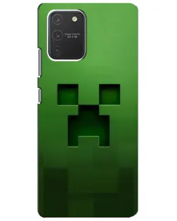 Чехол для Samsung Galaxy S10 Lite с картинкой «Крипер микро-дизайн»
