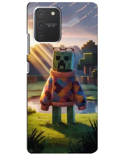 Чехол для Samsung Galaxy S10 Lite с картинкой «Крипер в свитере»