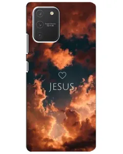 Чохол для Samsung Galaxy S10 Lite з картинкою «Сяйво Імені Jesus»