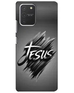 Чехол для Samsung Galaxy S10 Lite с картинкой «Надпись Jesus Graffiti»