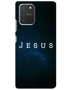 Чехол для Samsung Galaxy S10 Lite с картинкой «Звездное небо Jesus»