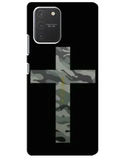 Чехол для Samsung Galaxy S10 Lite с картинкой «Милитари Крест»