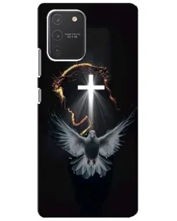 Чехол для Samsung Galaxy S10 Lite с картинкой «Голубь и Свет»