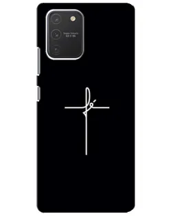 Чехол для Samsung Galaxy S10 Lite с картинкой «Тонкий крест»