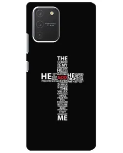 Чехол для Samsung Galaxy S10 Lite с картинкой «Текстовый крест»