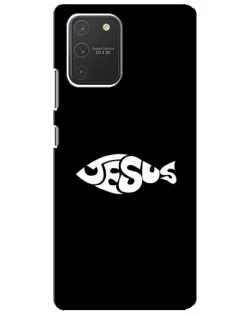 Чехол для Samsung Galaxy S10 Lite с картинкой «Рыба Jesus»
