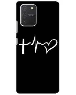 Чехол для Samsung Galaxy S10 Lite с картинкой «Пульс веры»