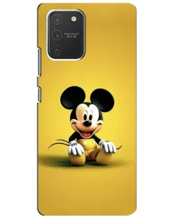 Чехол для Samsung Galaxy S10 Lite с картинкой «Микки на желтом»