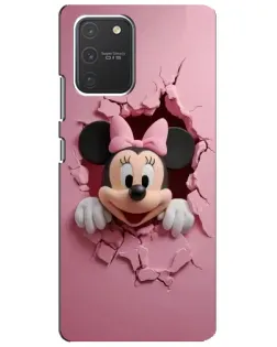 Чехол для Samsung Galaxy S10 Lite с картинкой «Минни сквозь стену»