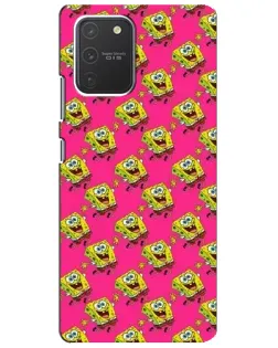 Чехол для Samsung Galaxy S10 Lite с картинкой «Розовый паттерн»