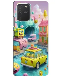 Чехол для Samsung Galaxy S10 Lite с картинкой «Монстр-трак приключения»