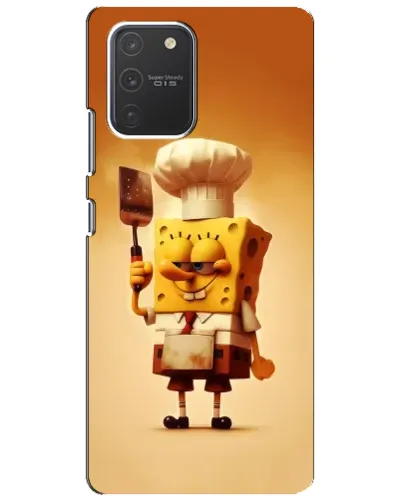 Чехол для Samsung Galaxy S10 Lite с картинкой «Губка Боб повар»
