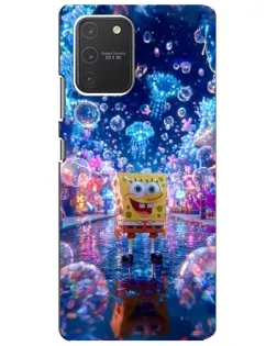 Чехол для Samsung Galaxy S10 Lite с картинкой «Неоновый океан»