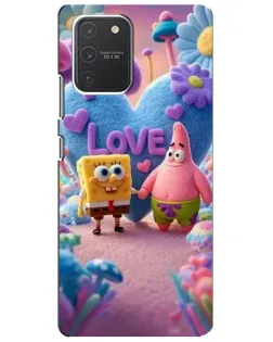 Чехол для Samsung Galaxy S10 Lite с картинкой «Губка Боб Патрик»