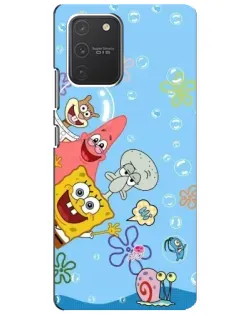 Чехол для Samsung Galaxy S10 Lite с картинкой «Веселые пузырьки»
