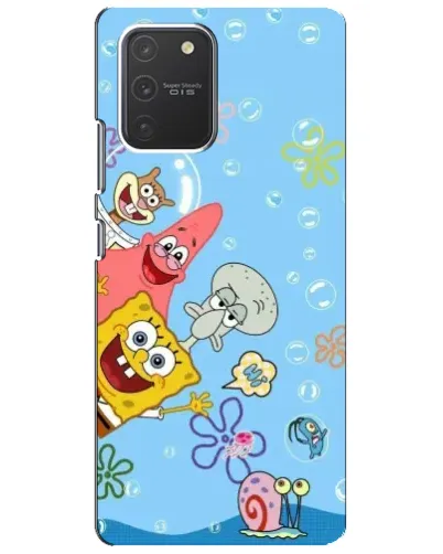 Чехол для Samsung Galaxy S10 Lite с картинкой «Веселые пузырьки»