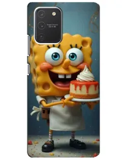 Чехол для Samsung Galaxy S10 Lite с картинкой «Повар Спанч Боб»