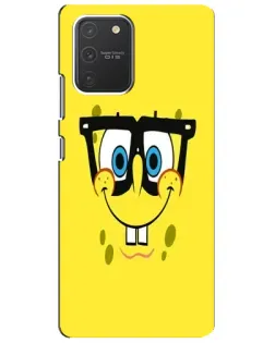 Чохол для Samsung Galaxy S10 Lite з картинкою «Мінімалістичний Спанч Боб»