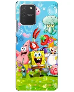 Чохол для Samsung Galaxy S10 Lite з картинкою «Губка Боб та друзі»