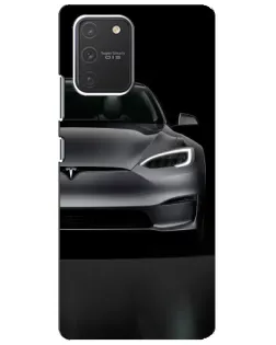 Чехол для Samsung Galaxy S10 Lite с картинкой «Tesla Model S Look»