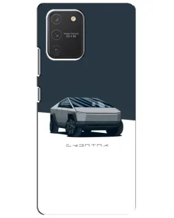 Чехол для Samsung Galaxy S10 Lite с картинкой «Серебристый Cybertruck Tesla» Чехол для Samsung Galaxy S10 Lite с картинкой «Серебристый Cybertruck Tesla»