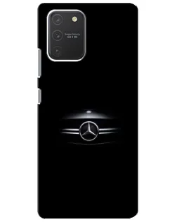 Чехол для Samsung Galaxy S10 Lite с картинкой «Mercedes — абстрактные линии» Чехол для Samsung Galaxy S10 Lite с картинкой «Mercedes — абстрактные линии»