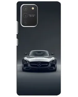 Чехол для Samsung Galaxy S10 Lite с картинкой «Mercedes на черном»