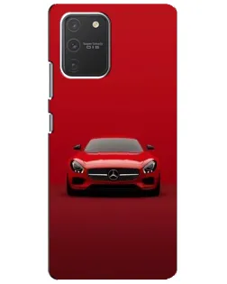 Чехол для Samsung Galaxy S10 Lite с картинкой «Красный Mercedes AMG»