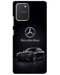 Чехол для Samsung Galaxy S10 Lite с картинкой «Mercedes — решетка радиатора»