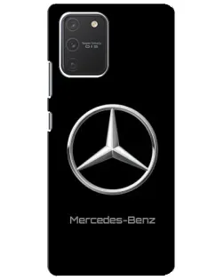 Чехол для Samsung Galaxy S10 Lite с картинкой «Mercedes Silver Logo»