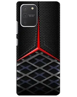 Чехол для Samsung Galaxy S10 Lite с картинкой «Mercedes Carbon Grid»