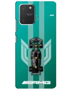 Чехол для Samsung Galaxy S10 Lite с картинкой «Mercedes AMG Petronas»