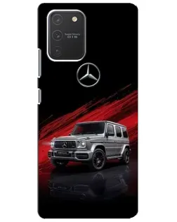 Чехол для Samsung Galaxy S10 Lite с картинкой «Mercedes G-Class красный»