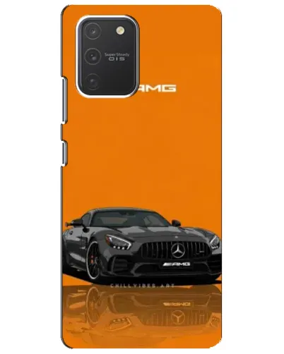 Чехол для Samsung Galaxy S10 Lite с картинкой «Оранжевый Mercedes AMG»