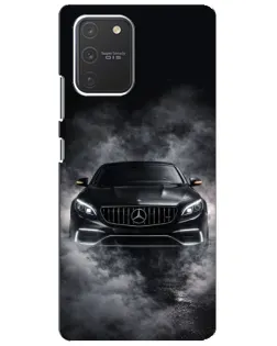 Чехол для Samsung Galaxy S10 Lite с картинкой «Mercedes в дыму»