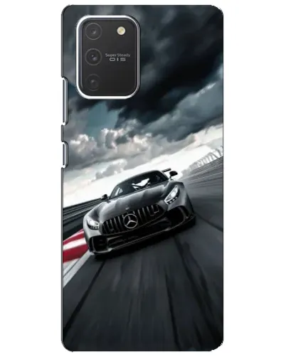 Чехол для Samsung Galaxy S10 Lite с картинкой «Гоночный Mercedes AMG»