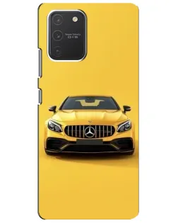 Чехол для Samsung Galaxy S10 Lite с картинкой «Желтый Mercedes GT»
