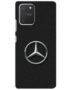 Чохол для Samsung Galaxy S10 Lite з картинкою «Карбоновий Mercedes стиль» Чохол для Samsung Galaxy S10 Lite з картинкою «Карбоновий Mercedes стиль»