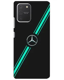Чохол для Samsung Galaxy S10 Lite з картинкою «Спортивні лінії Mercedes» Чохол для Samsung Galaxy S10 Lite з картинкою «Спортивні лінії Mercedes»
