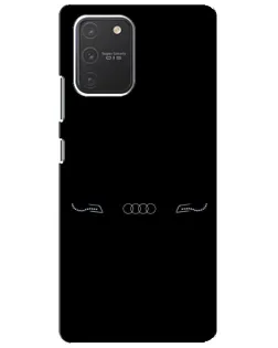 Чехол для Samsung Galaxy S10 Lite с картинкой «Audi — световой подпись» Чехол для Samsung Galaxy S10 Lite с картинкой «Audi — световой подпись»