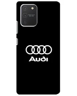 Чехол для Samsung Galaxy S10 Lite с картинкой «Классическое лого Audi» Чехол для Samsung Galaxy S10 Lite с картинкой «Классическое лого Audi»