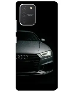 Чехол для Samsung Galaxy S10 Lite с картинкой «Audi — детализация кузова» Чехол для Samsung Galaxy S10 Lite с картинкой «Audi — детализация кузова»