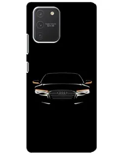 Чехол для Samsung Galaxy S10 Lite с картинкой «Audi — ночной контур»