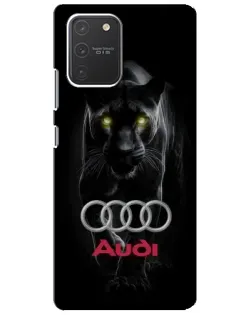 Чехол для Samsung Galaxy S10 Lite с картинкой «Пантера и Audi»