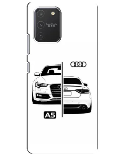 Чехол для Samsung Galaxy S10 Lite с картинкой «Audi — контрастный дизайн»