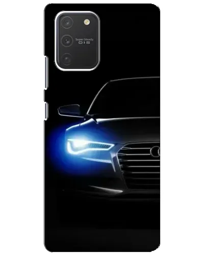 Чехол для Samsung Galaxy S10 Lite с картинкой «Неоновый взгляд Audi»