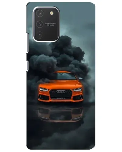 Чехол для Samsung Galaxy S10 Lite с картинкой «Audi в облаках дыма»